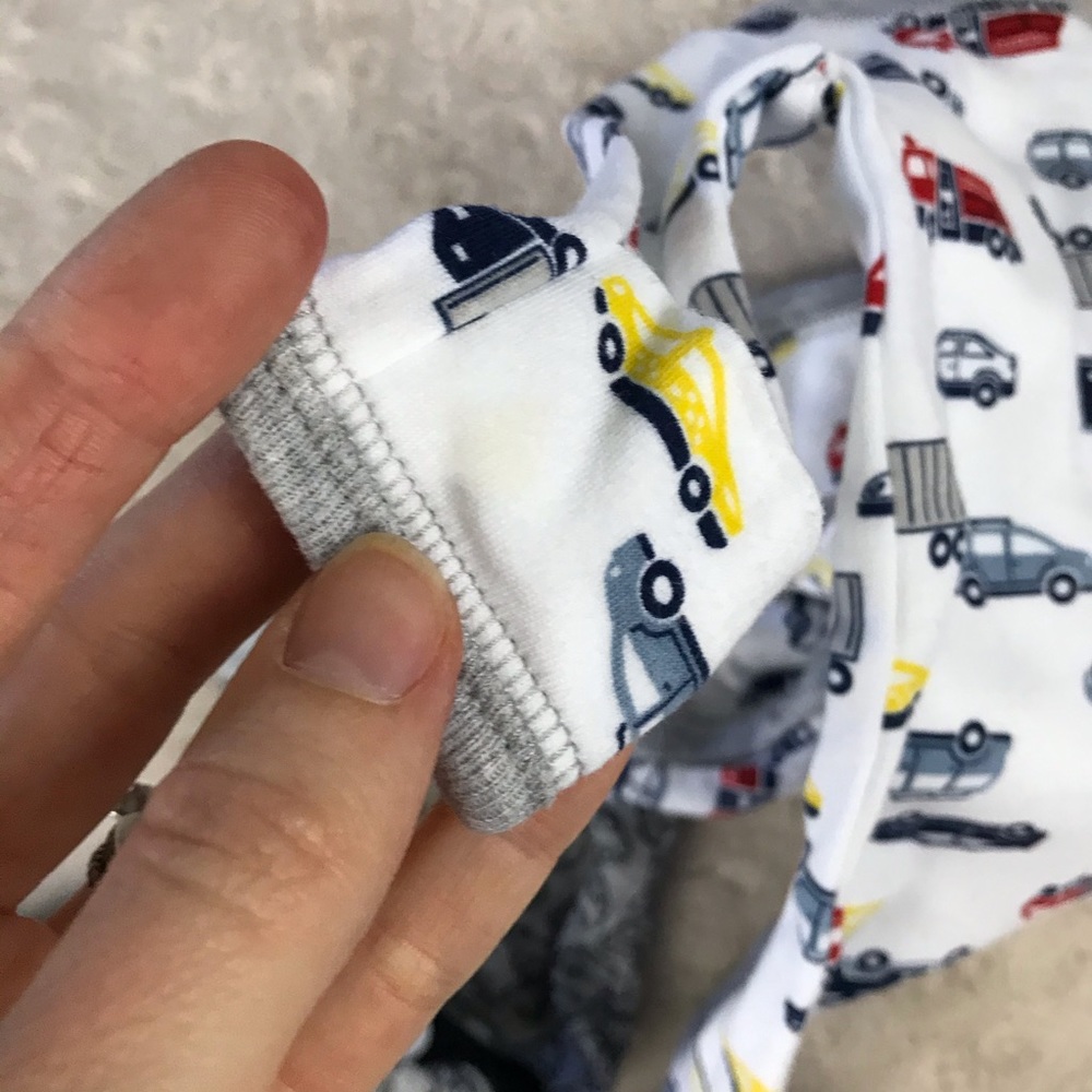 Carter’s Preemie Baby Boy Bundle Car Sleeper Black - Picture 7 of 7